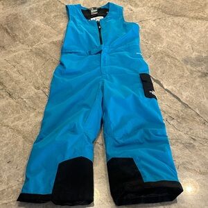 The North Face Freedom Insulated Bib Pants in Blue and Navy